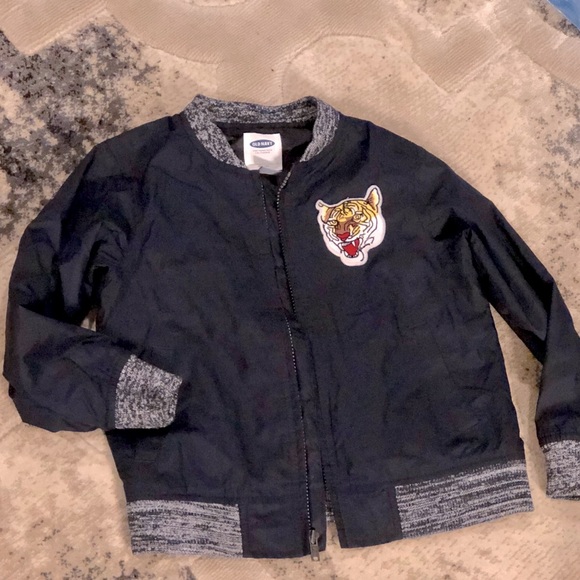 Boys Old Navy Zip Up Tiger Bomber Jacket Sz XS (5) - Picture 2 of 7